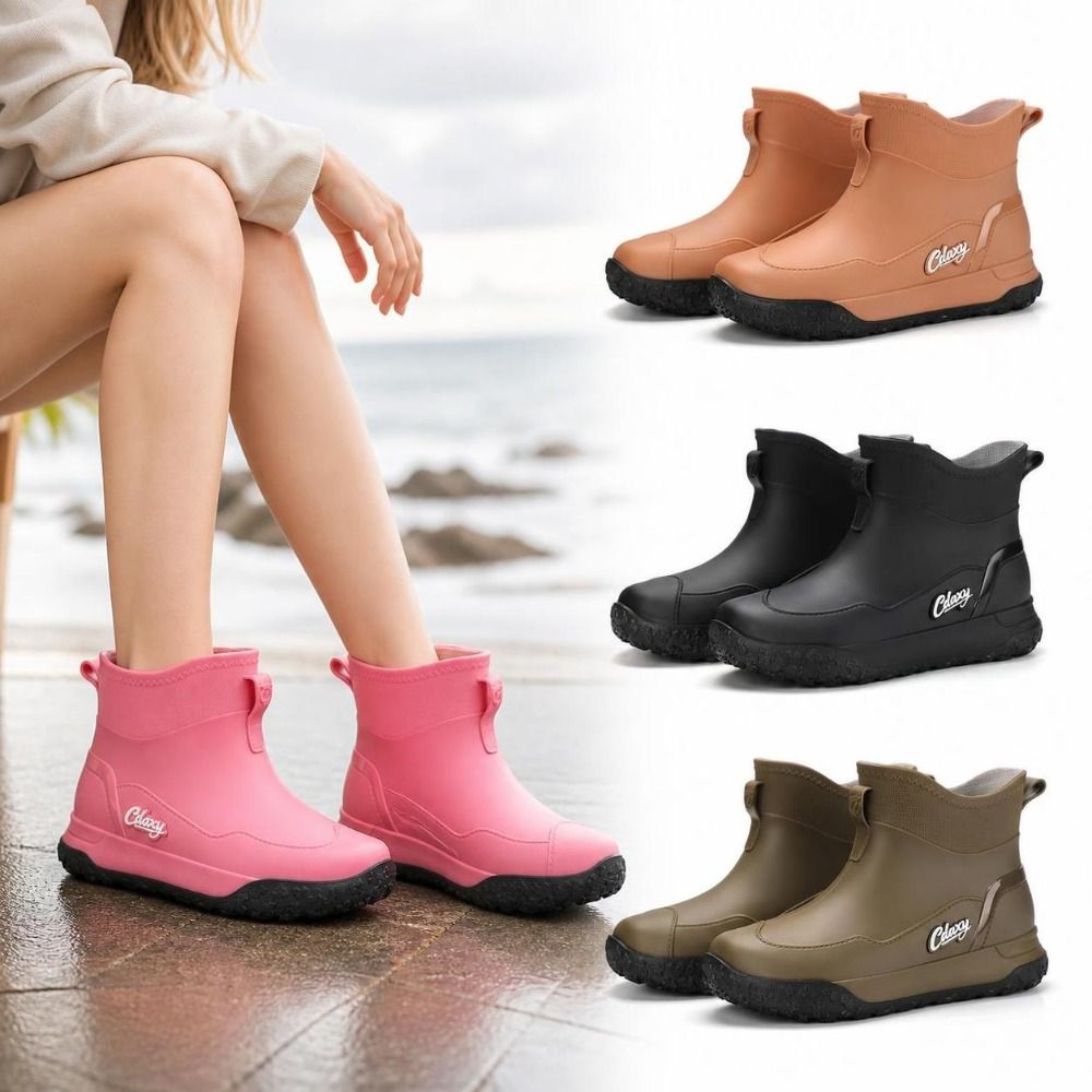 Men'S Shoes Water Resistant - Grube, wodoodporne, krótkie kalosze, odporne na