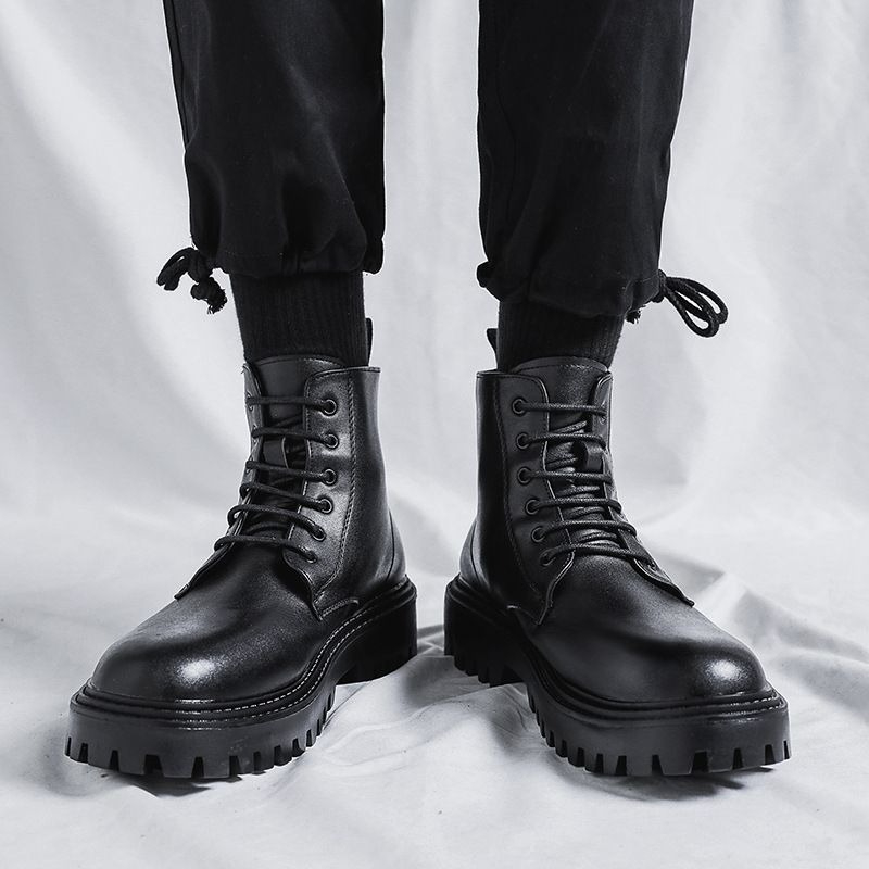 Męskie wysokie skórzane buty w – Men'S Shoes With Height Increase recenzja i cena