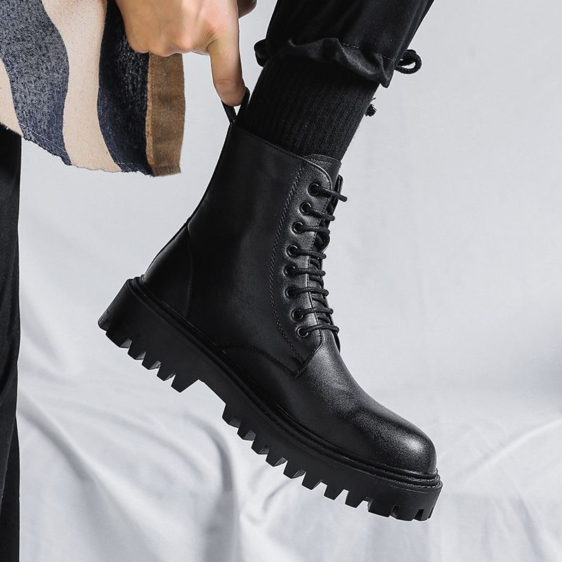 Męskie wysokie skórzane buty w – Men'S Shoes With Height Increase recenzja i cena