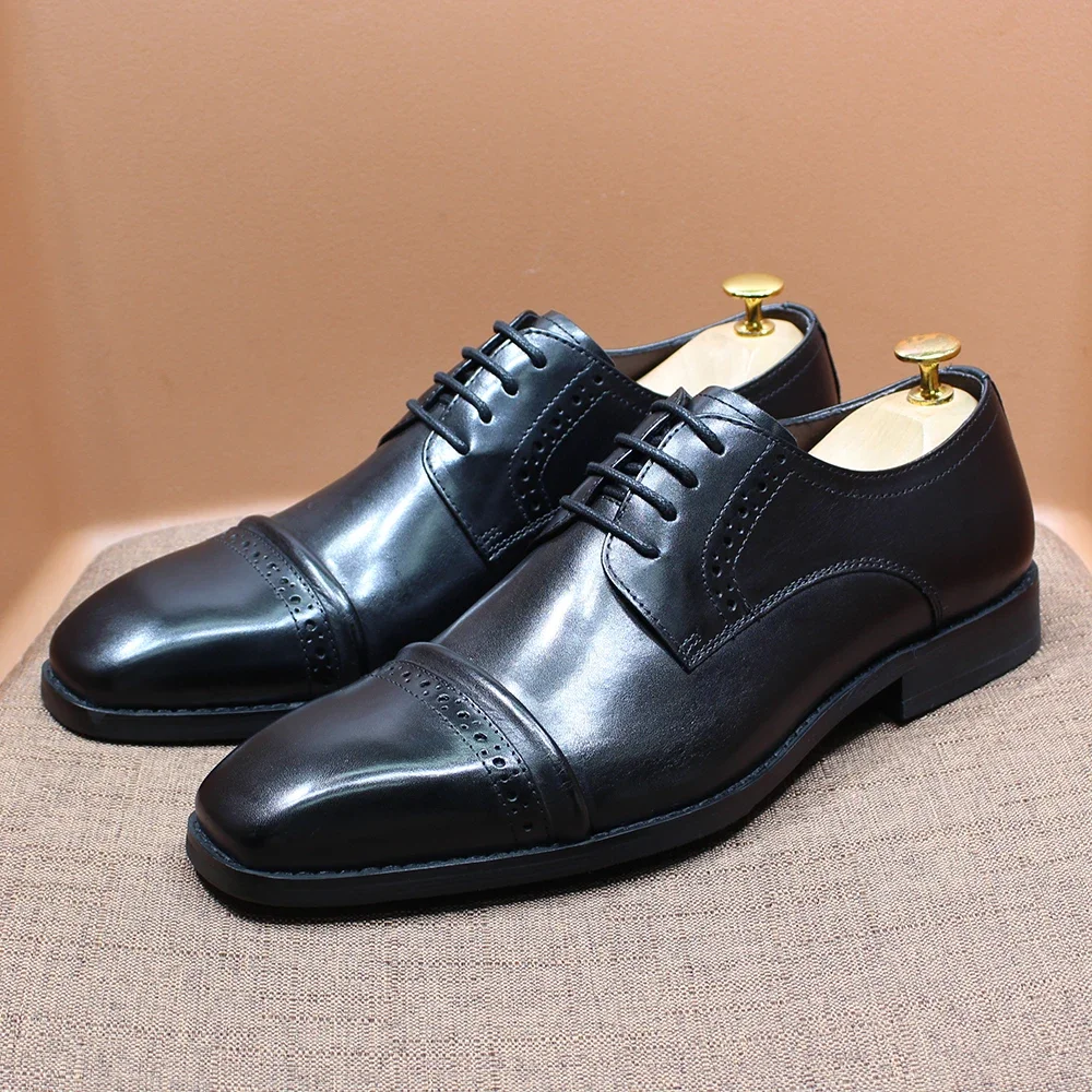 Wytrzymałe oksfordy z noskiem  – Men'S Shoes Smart recenzja i cena