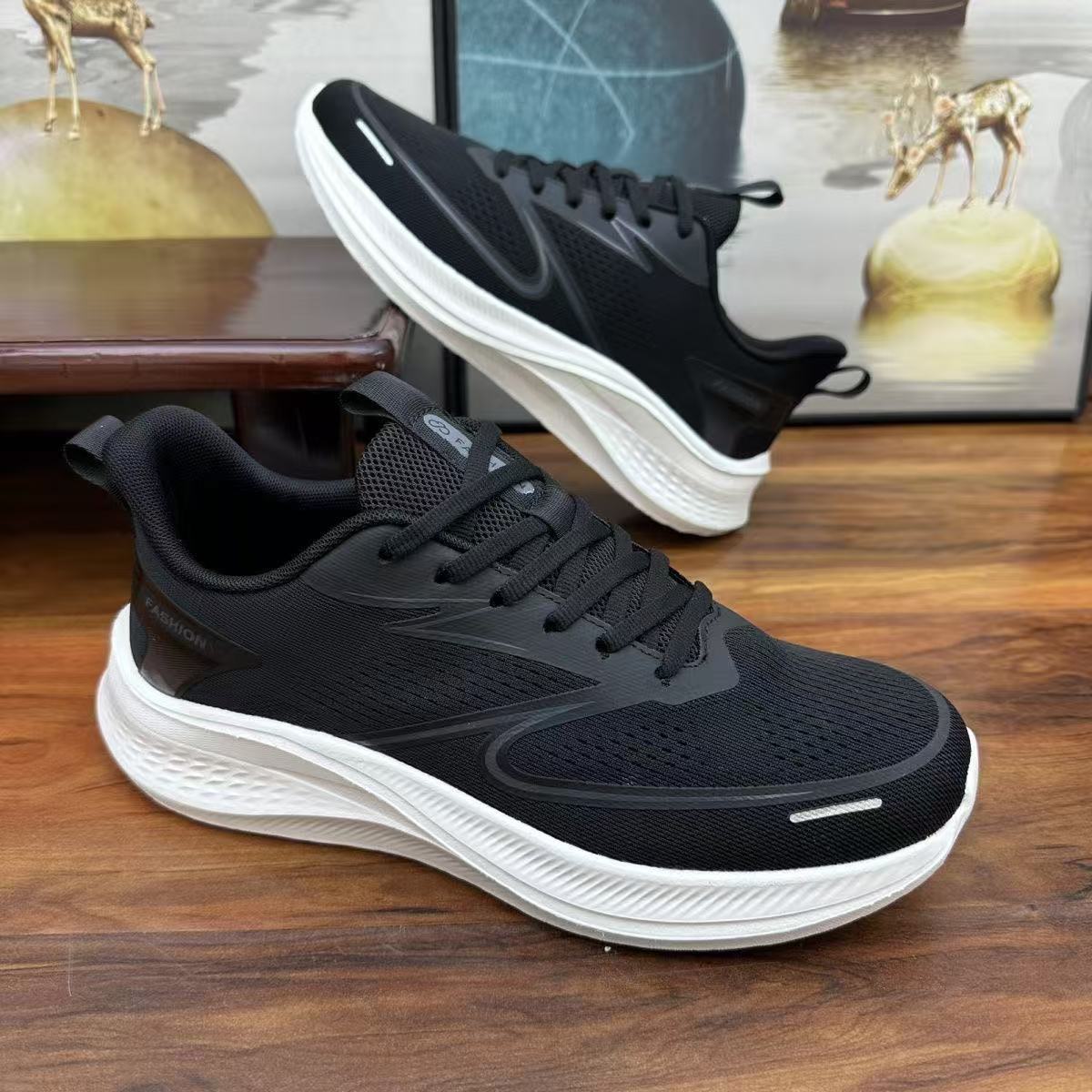 Męskie przewiewne sneakersy z  – Men'S Shoes Water Resistant recenzja i cena