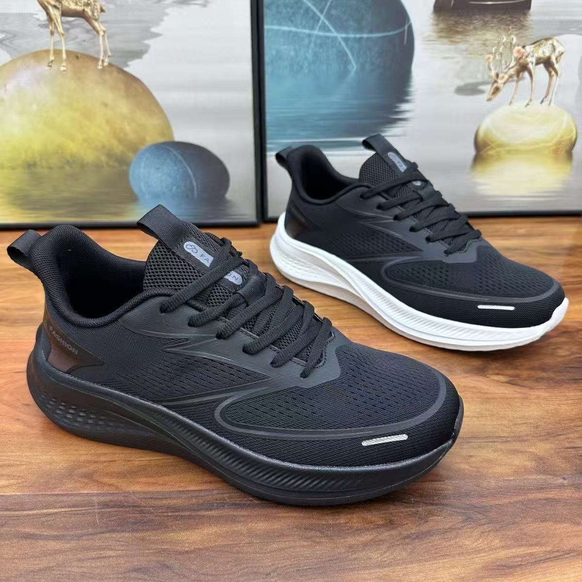 Męskie przewiewne sneakersy z  – Men'S Shoes Water Resistant recenzja i cena