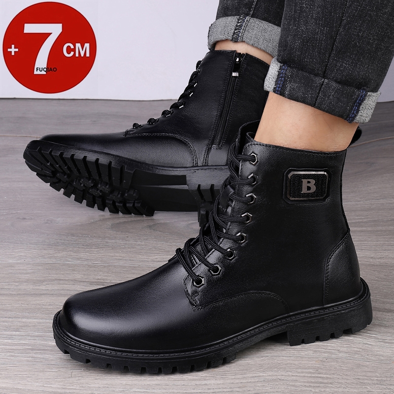 Męskie skórzane buty z ukrytym – Men'S Shoes With Height Increase recenzja i cena