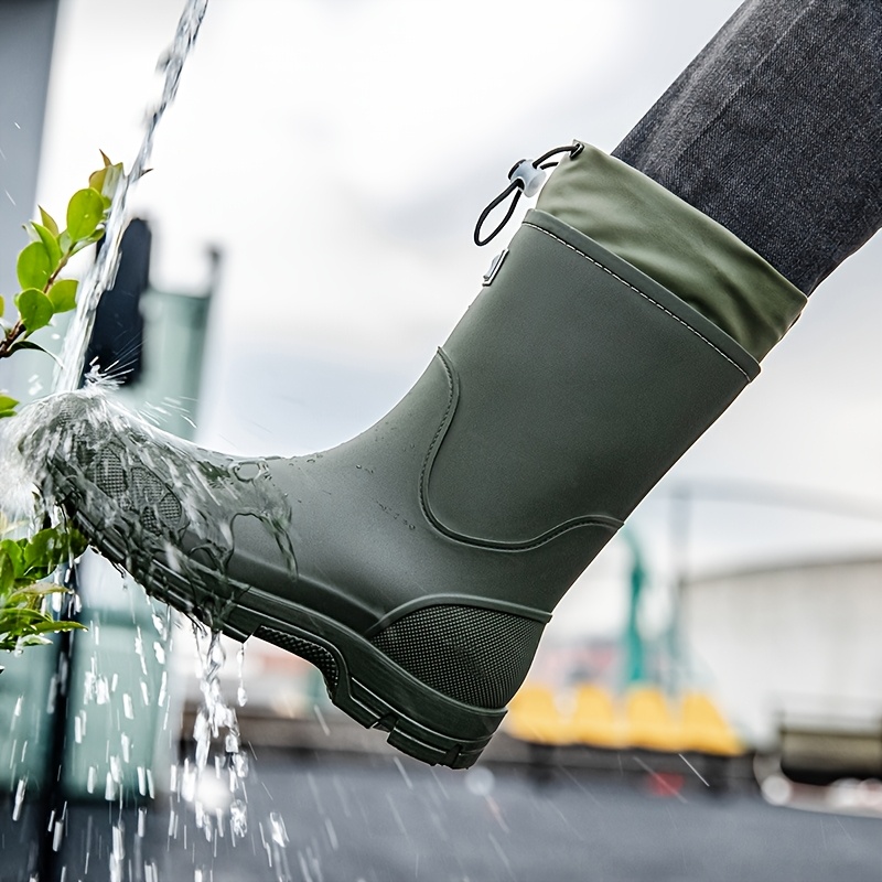 Męskie wodoodporne kalosze do  – Men'S Shoes Water Resistant recenzja i cena